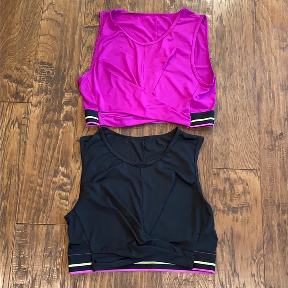 Fabletics Tops - 2 Fabletics pia power touch front twist tank L